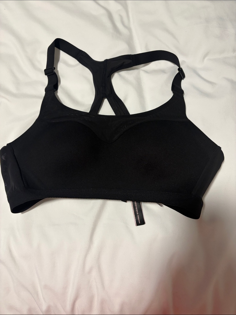 Victoria’s Secret Black Racerback Sports Bra, never worn